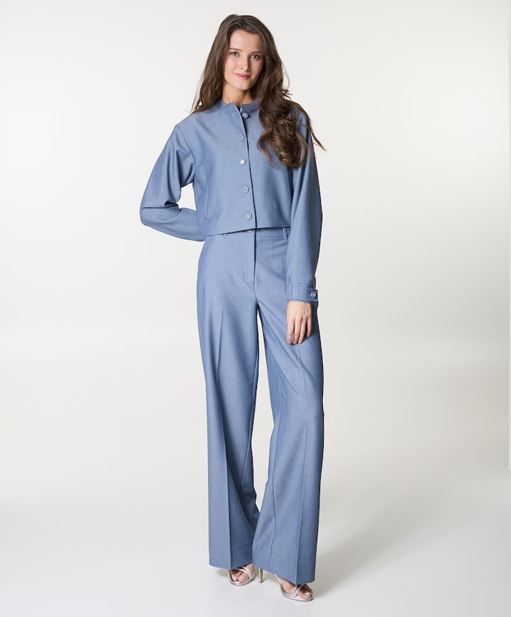 Parisa dames broek blauw