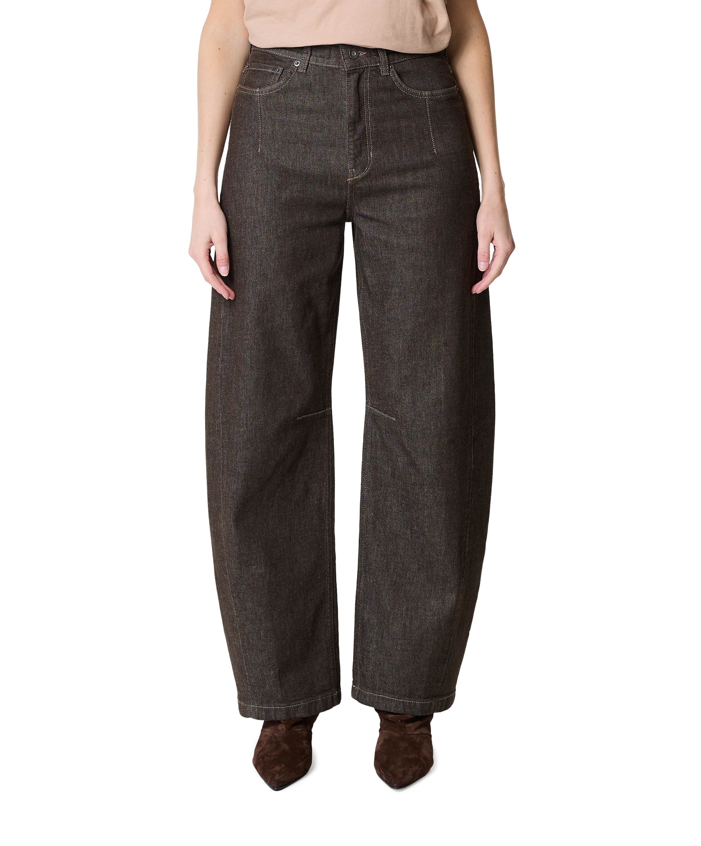 Liable dames jeans bruin