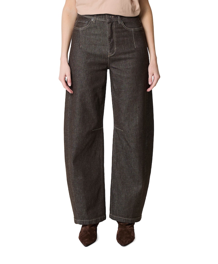 Liable dames jeans bruin