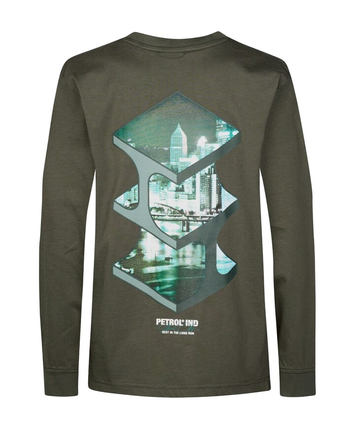 Jongens longsleeve groen