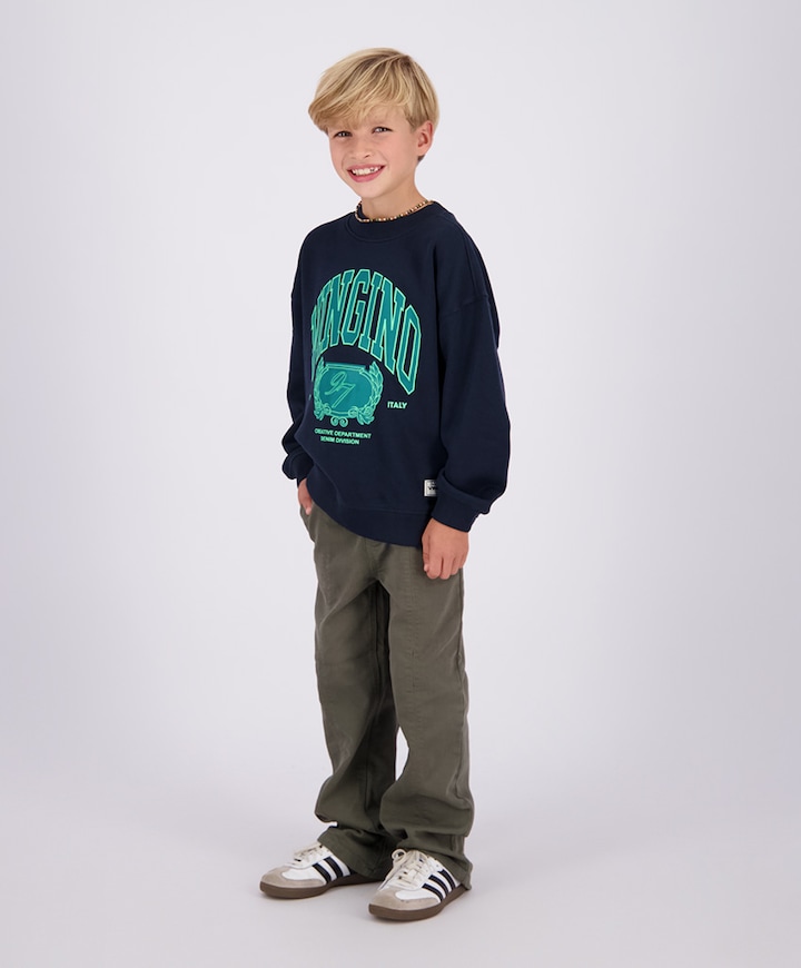 Jongens sweater blauw