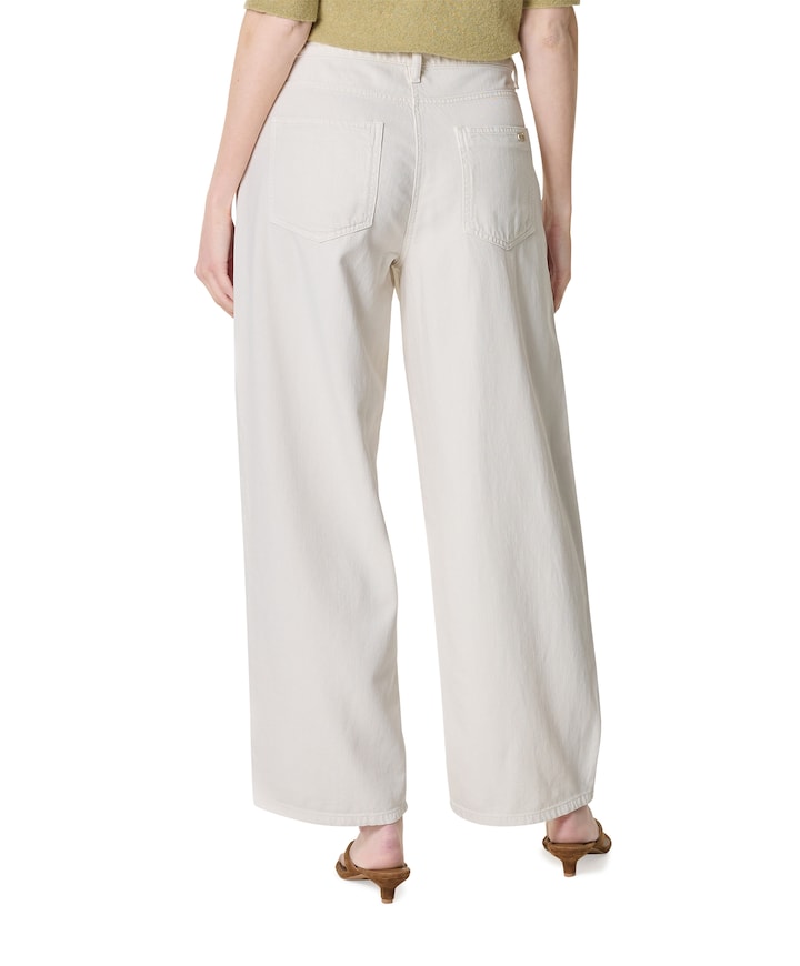Baggy dames jeans beige