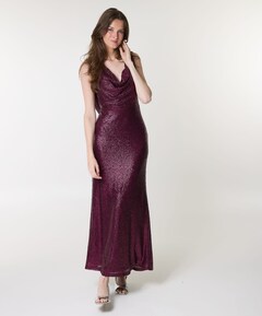 Dames jurk bordeaux