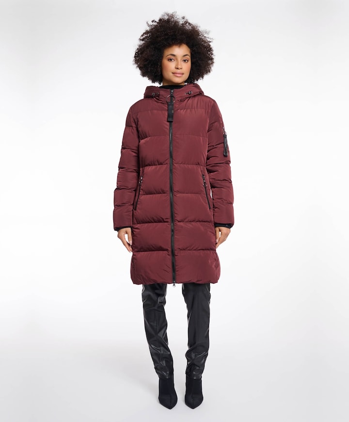 Dames jas bordeaux