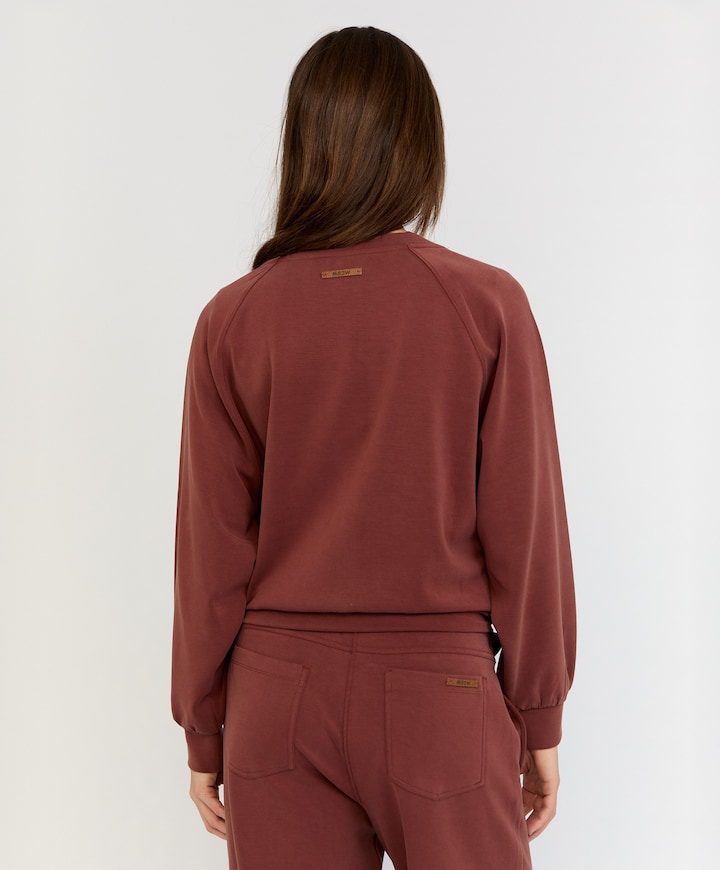 Dames sweater bruin