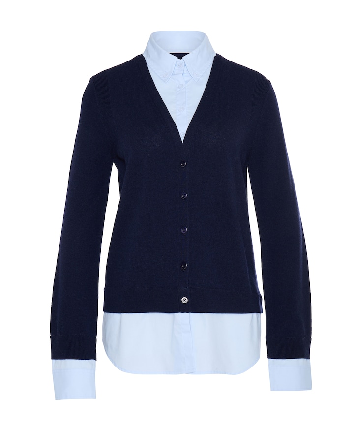 Dames vest blauw