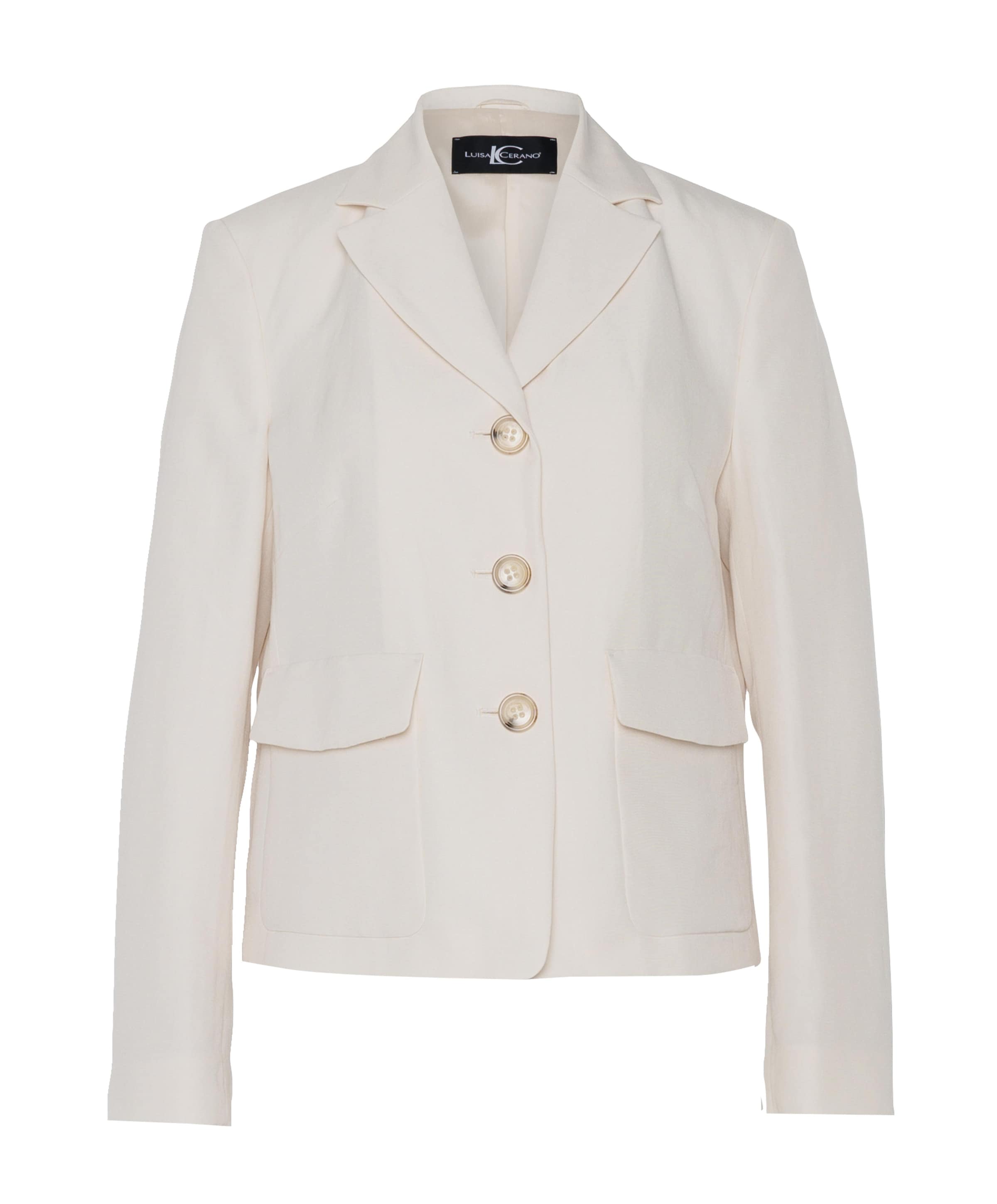 Dames blazer ecru