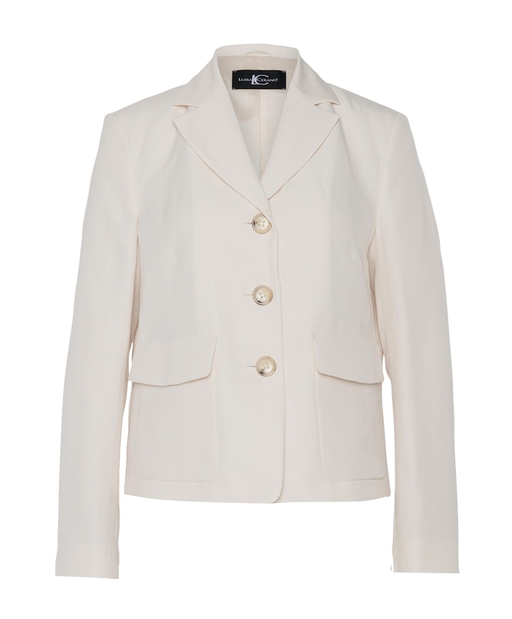 Dames blazer ecru