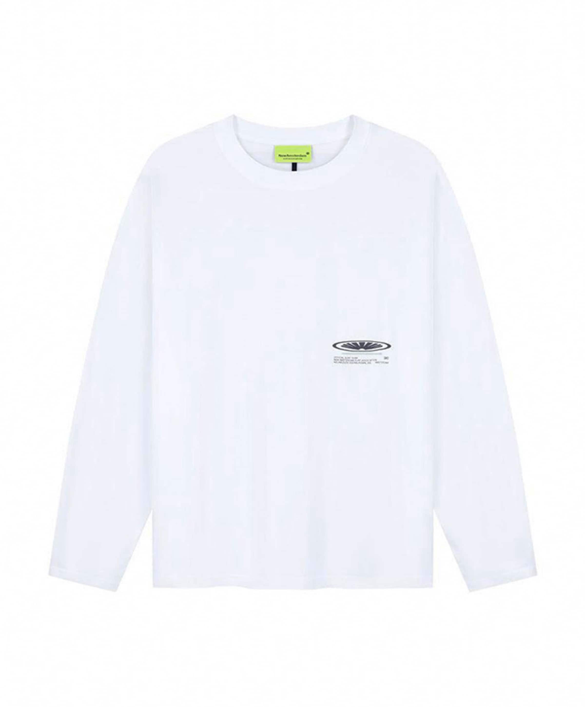 Heren longsleeve wit