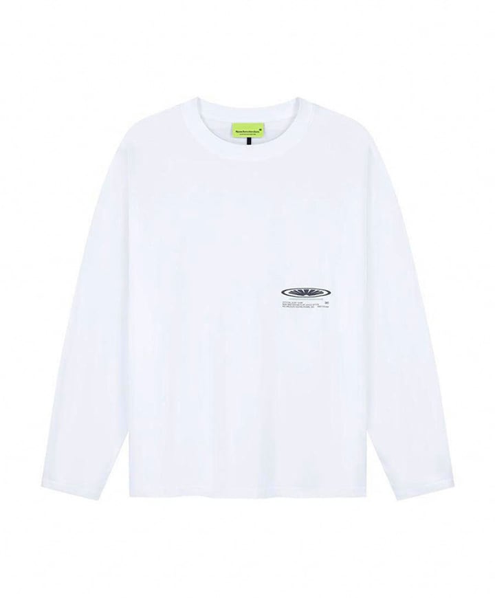 Heren longsleeve wit