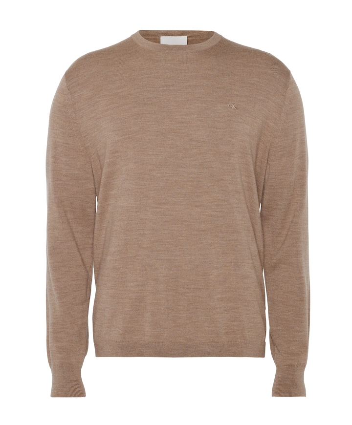 Heren polo beige