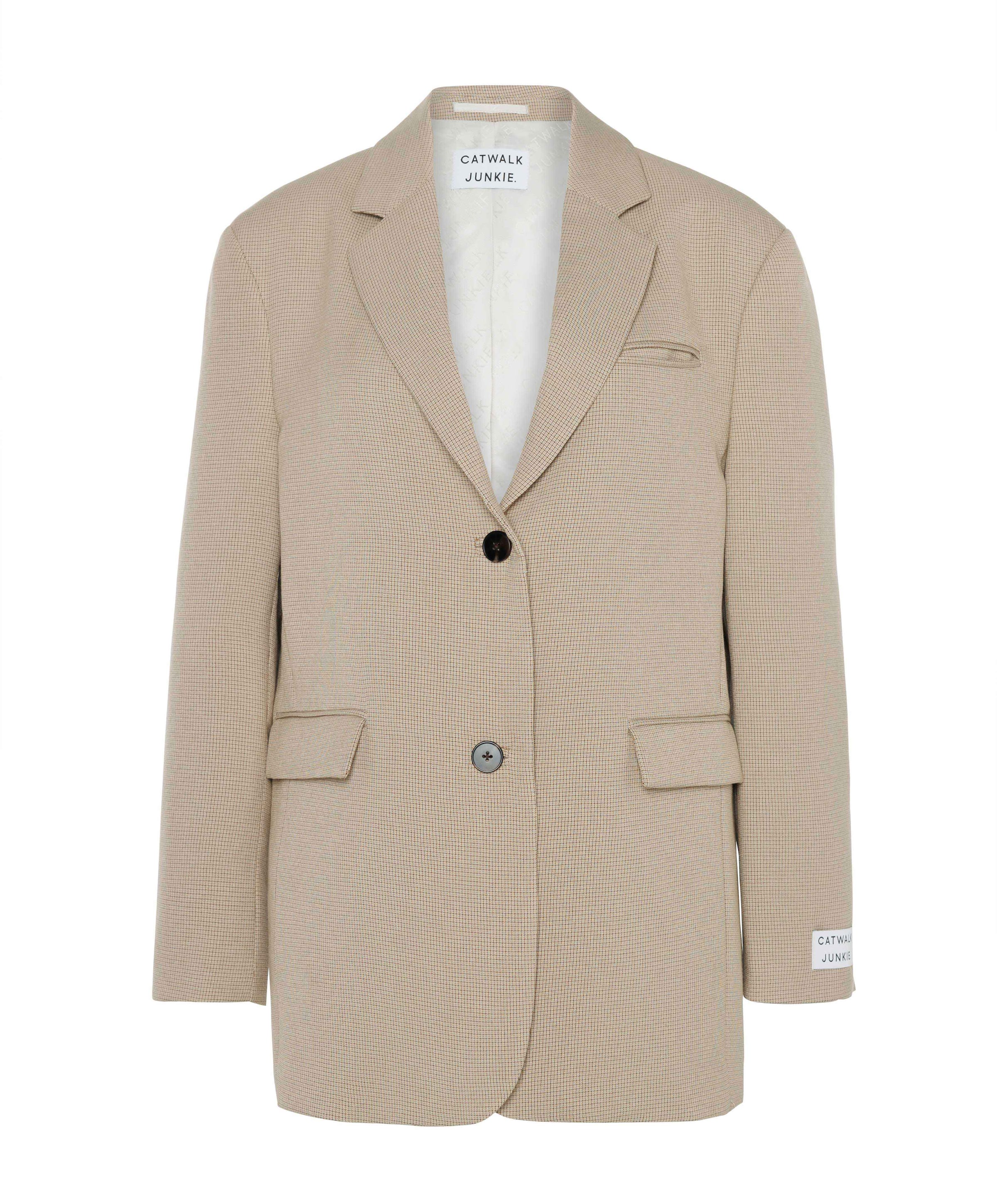 Dames blazer beige