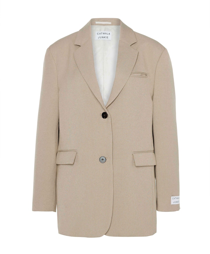 Dames blazer beige