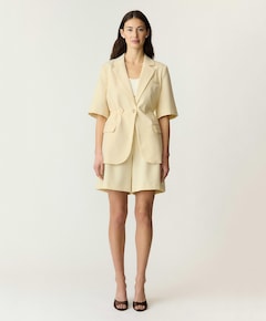 Dames blazer geel