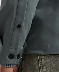 Heren overshirt blauw