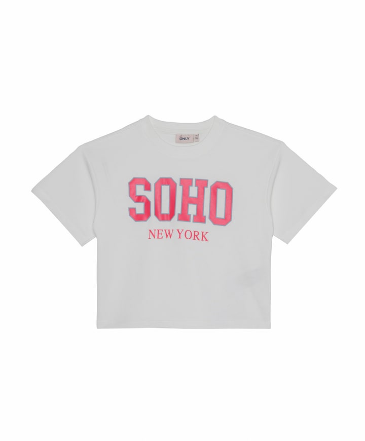 Meisjes T-shirt ecru