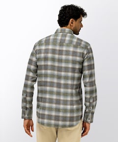 Heren overshirt bruin