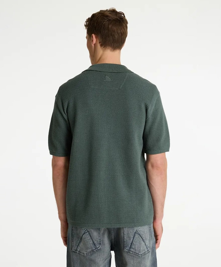 Heren overshirt groen