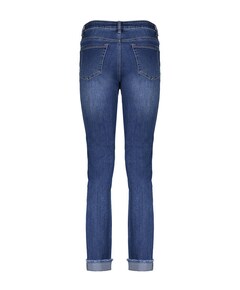 Turn-up jeans blauw