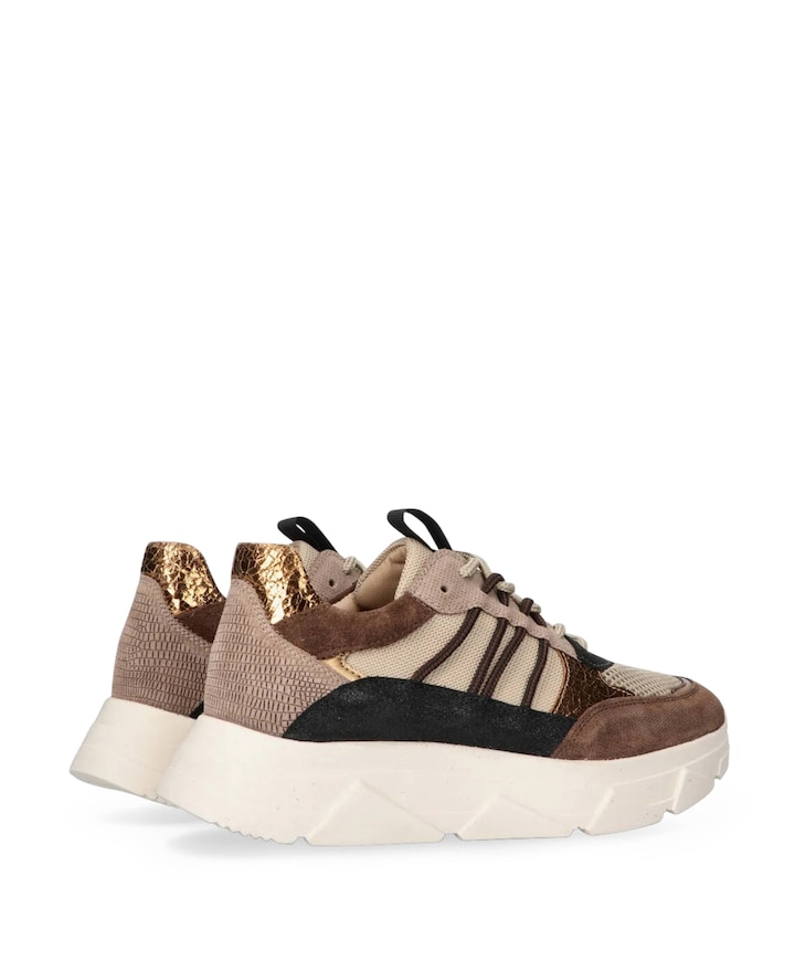 dames sneakers bruin