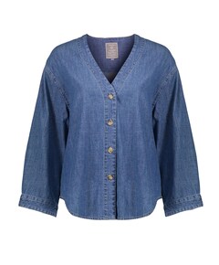Dames blouse blauw