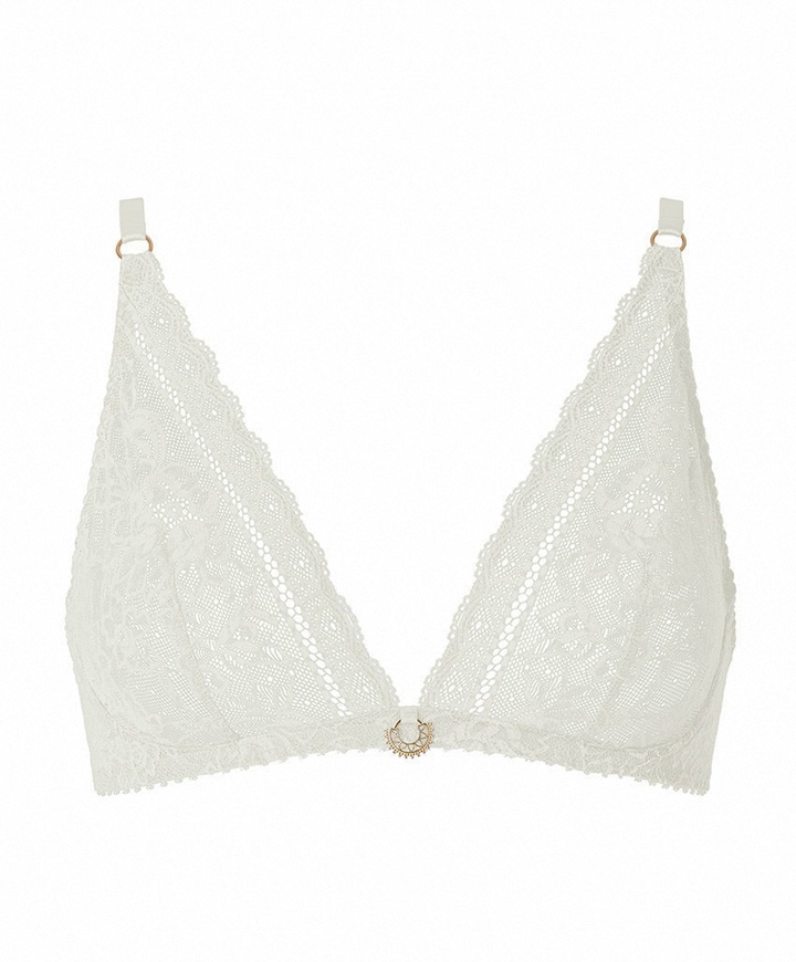 Dames bralette ecru