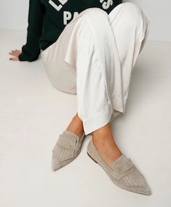 Lola Oakley dames loafers beige