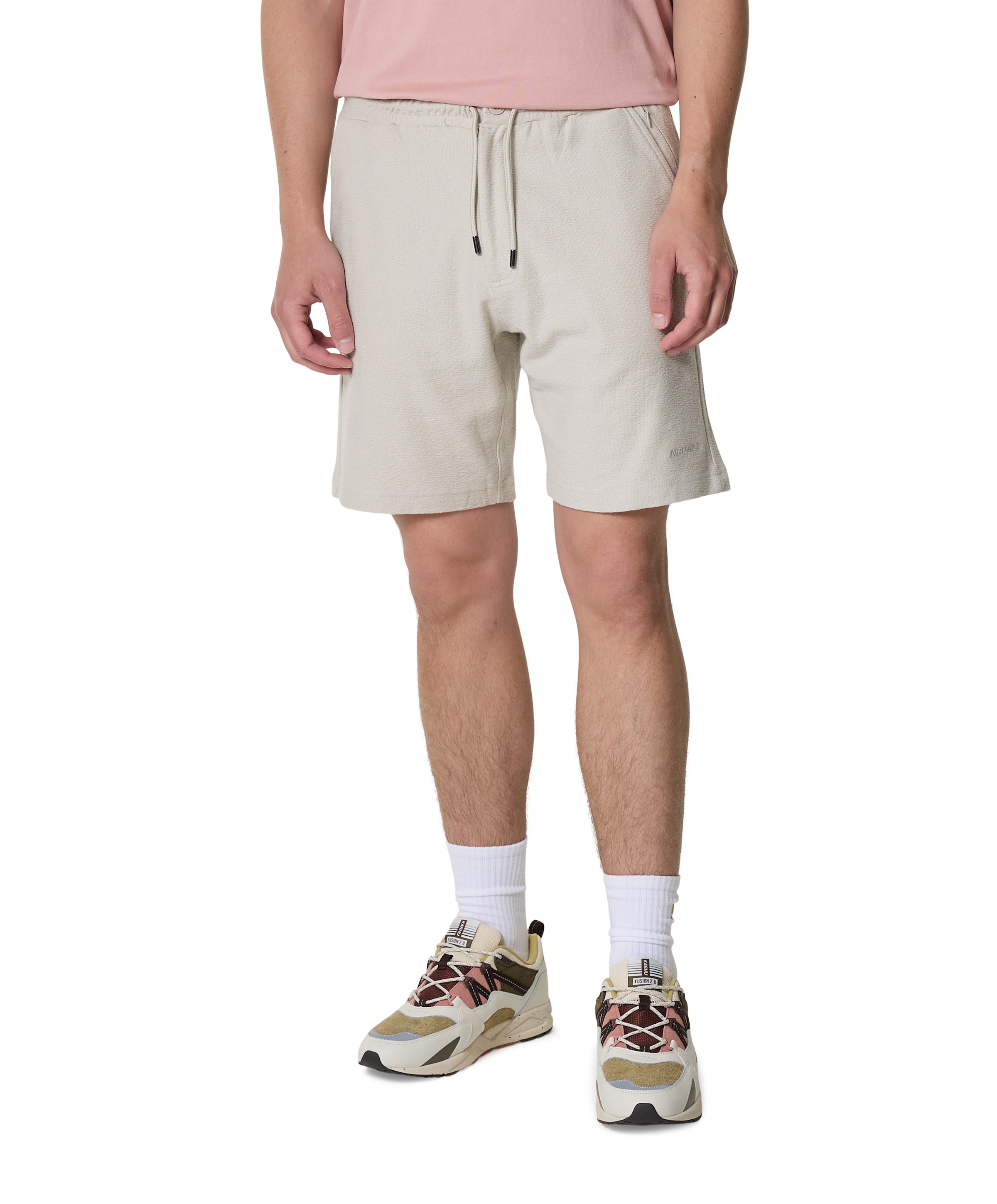 WOVEN SHORT heren korte broek beige