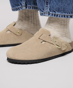 Boston dames clogs beige