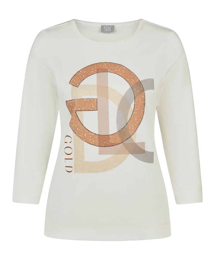 Dames longsleeve ecru