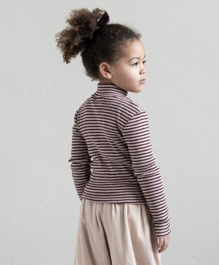 Meisjes longsleeve bordeaux