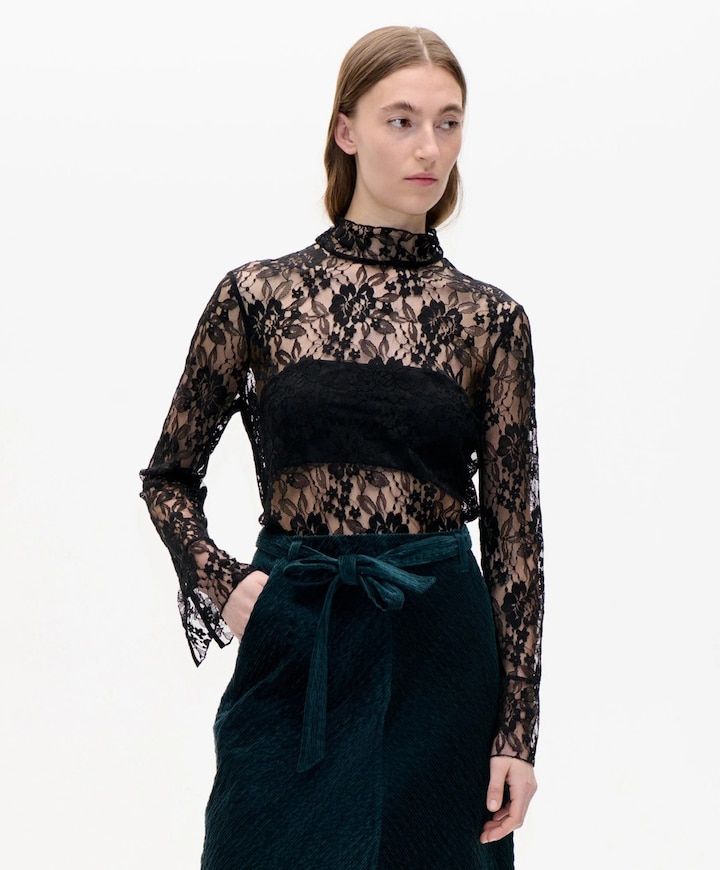 Dames top zwart