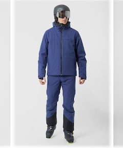 Heren ski-jas blauw