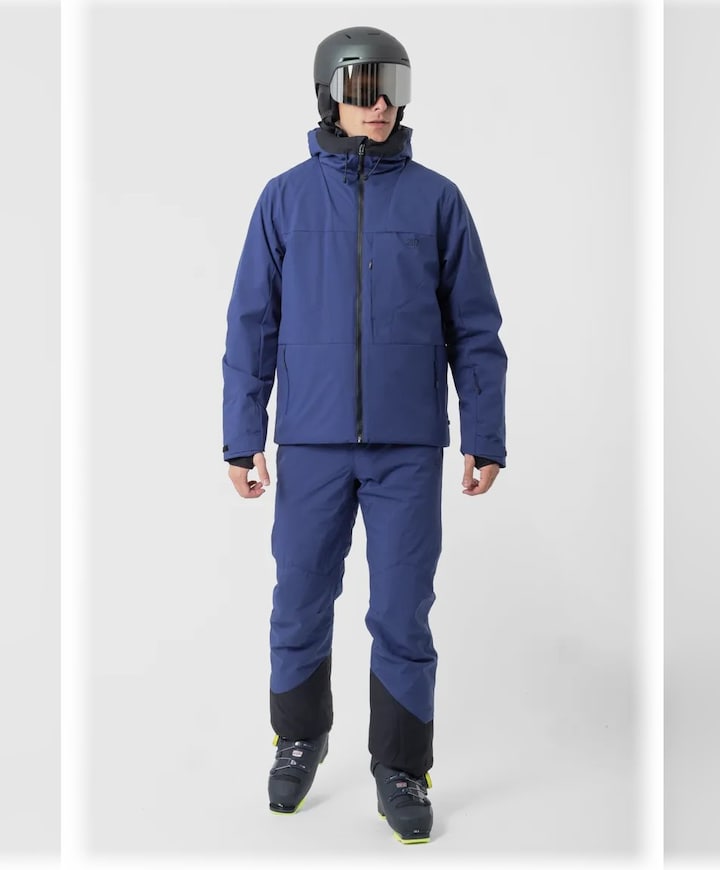 Heren ski-jas blauw