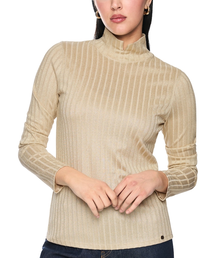 Dames top beige