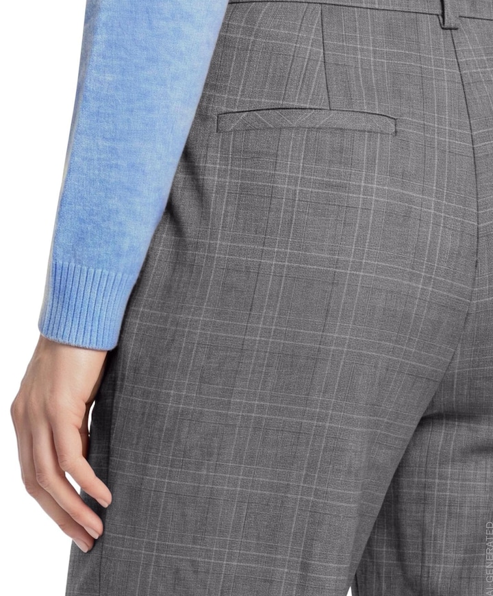Hose Klassisch 1/1 LAEnge dames pantalon grijs