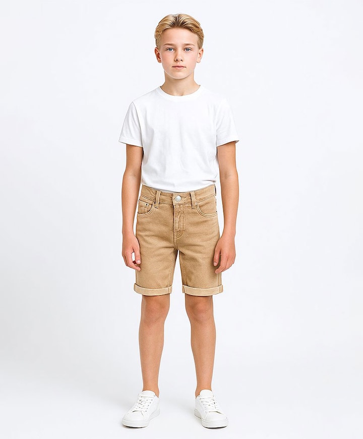 Lance B jongens korte broek beige