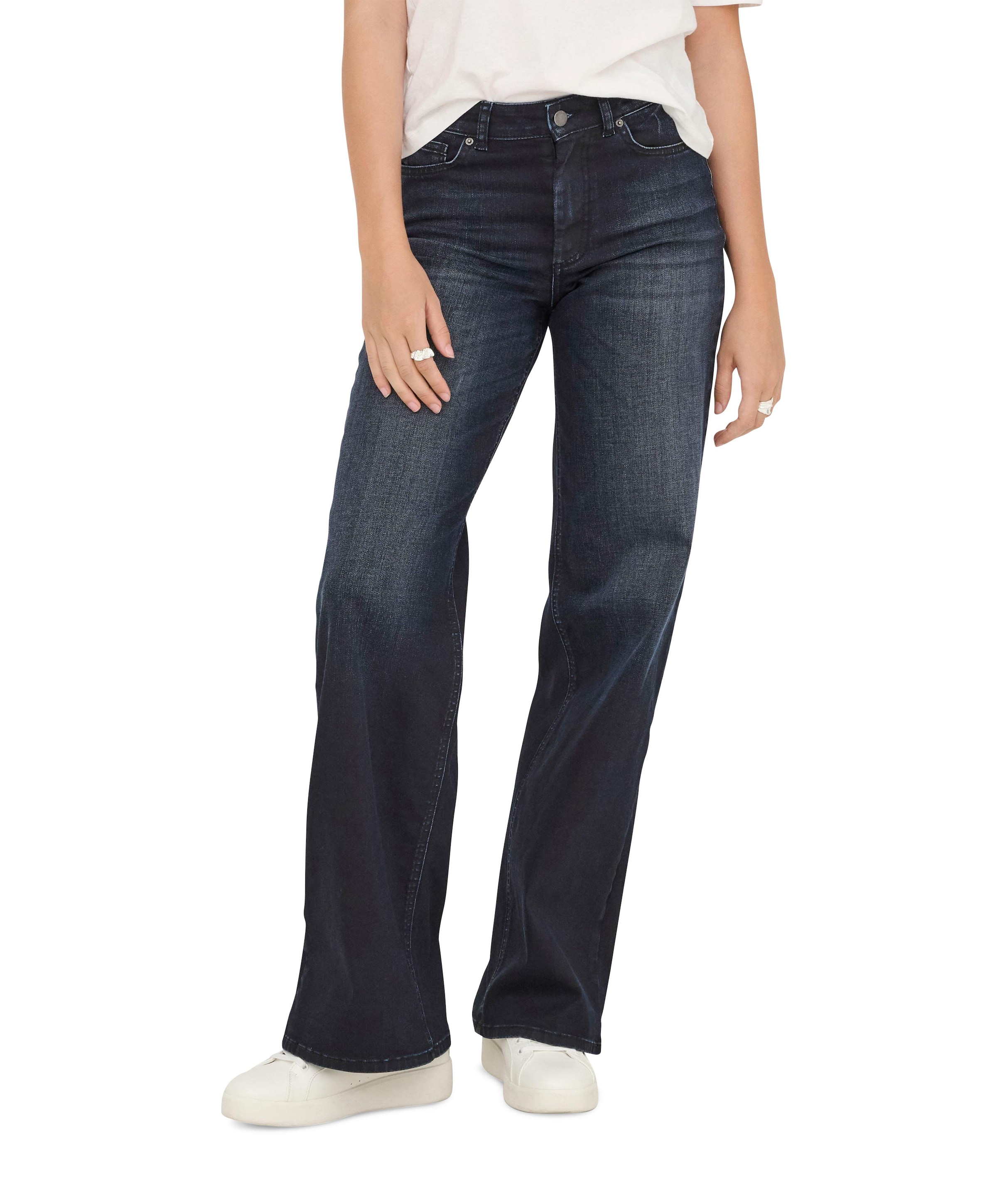 ONLMADISON BLUSH HW WD COAT jeans blauw