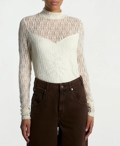 Dames top ecru