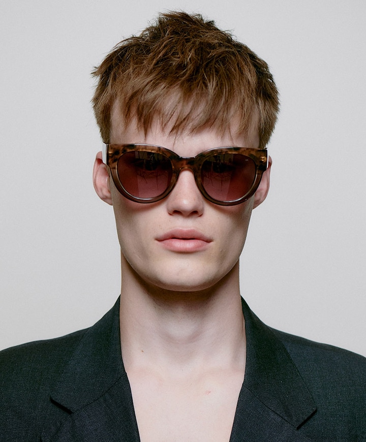 Uniseks zonnebril bruin