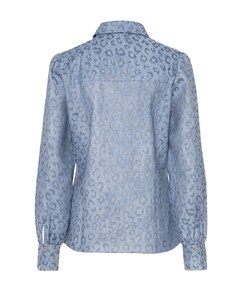 Dames blouse blauw