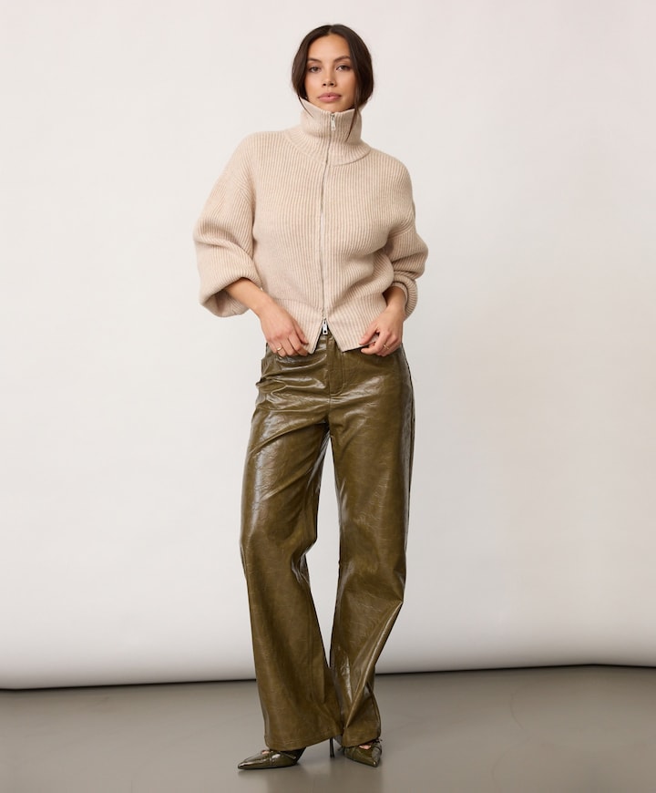Dames vest ecru