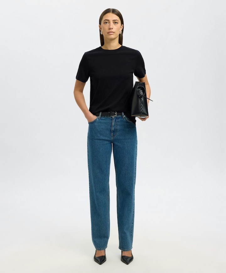 Dames T-shirt zwart