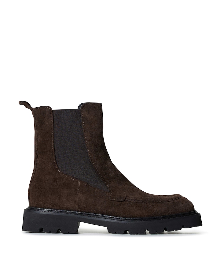 dames enkellaarzen bruin