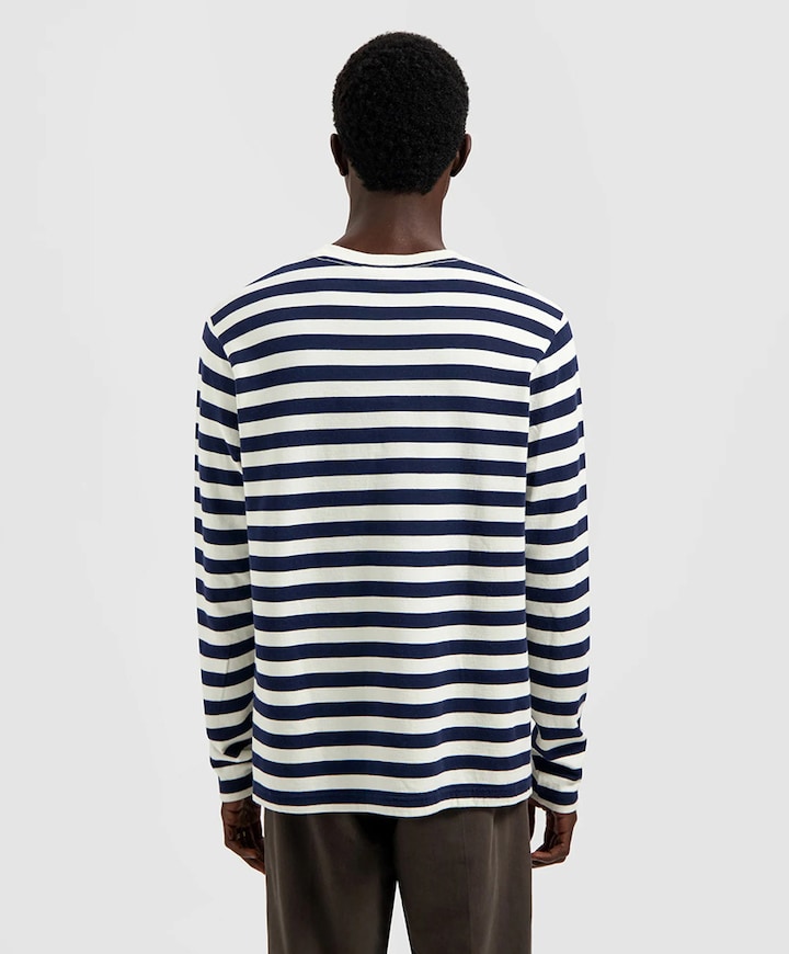 Heren longsleeve wit