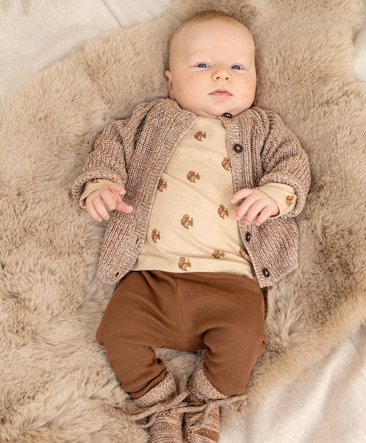 Baby Slippers uniseks schoenen  beige