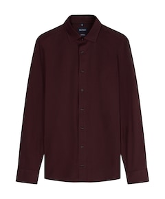 Overhemd lange mouw bordeaux