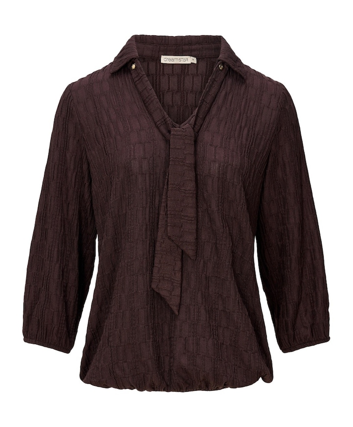 Dames blouse bruin