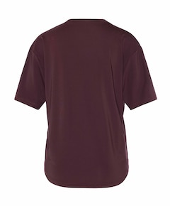 Dames t-shirt bordeaux
