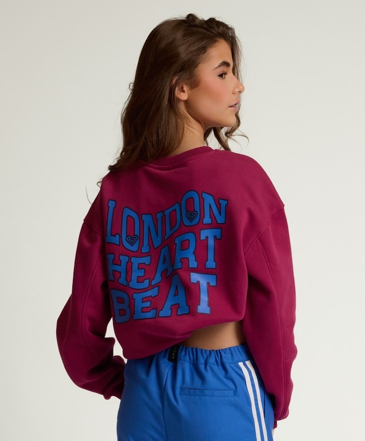 Meisjes sweater bordeaux